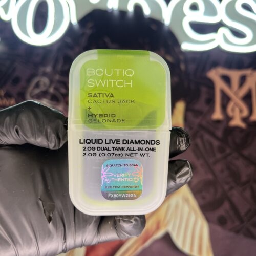 BOUTIQ SWITCH CACTUS JACK & GELONADE (SATIVA & HYBRID) V1 2GR