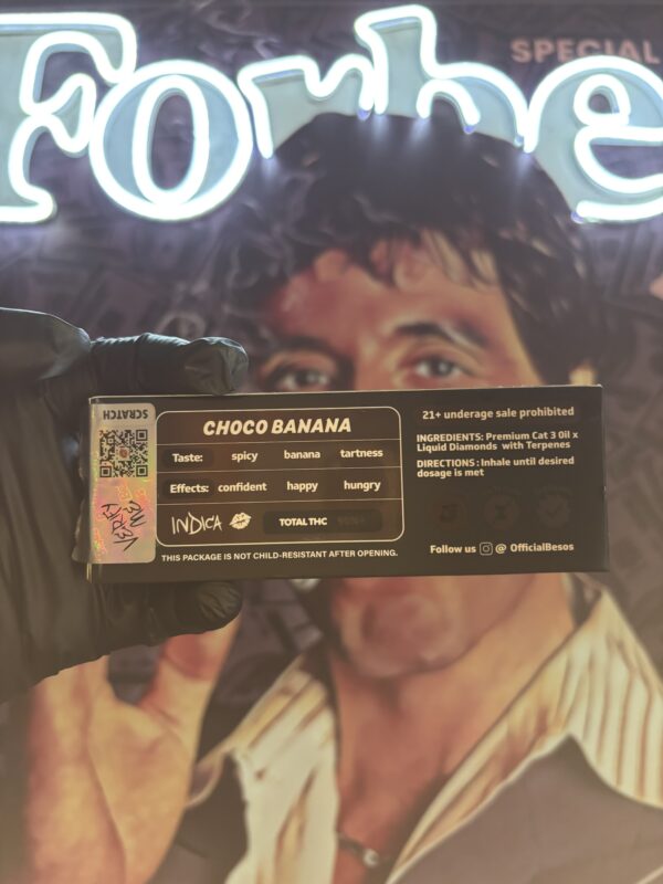 BESOS CHOCO BANANA (INDICA) 2gr