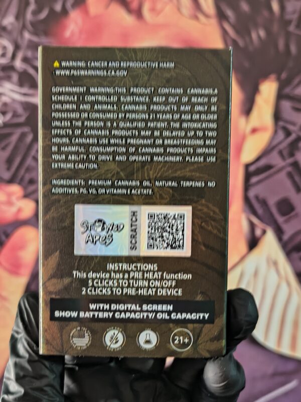 STONED APES CHOCOLATE (SATIVA) 2gr