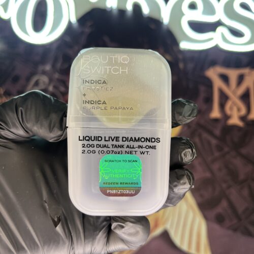 BOUTIQ SWITCH FROSTIEZ & PURPLE PAPAYA (INDICA & INDICA) V1 2GR