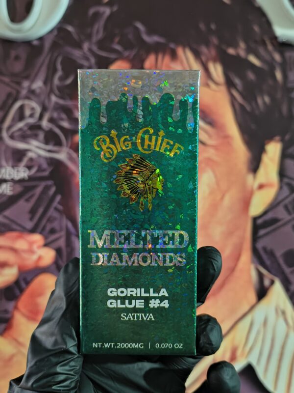 BIG CHIEF GORILLA GLUE #4 (SATIVA) 2GR