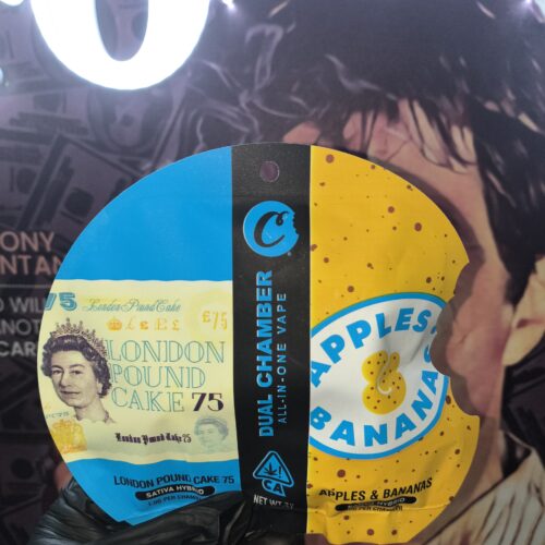 COOKIES LONDON POUND CAKE 75 & APPLES & BANANAS (SATIVA & SATIVA) 2gr