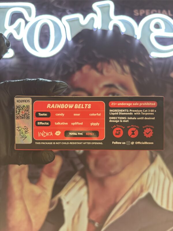 BESOS RAINBOW BELTS (INDICA) 2gr