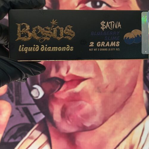 BESOS DORADOS BLUEBERRY SLIME (SATIVA) 2gr
