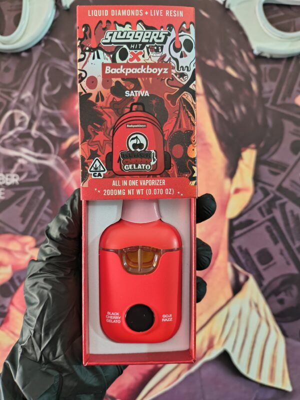 SLUGGERS HIT X BACKPACKBOYZ GOJI RAZZ & BLACK CHERRY GELATO (SATIVA & SATIVA) 2gr
