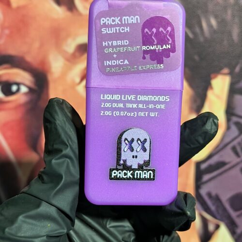 PACK MAN SWITCH GRAPEFRUIT ROMULAN & PINEAPPLE EXPRESS (HYBRID & INDICA) 2gr