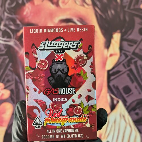 SLUGGERS HIT X GAS HOUSE RED POMEGRANATE & PUNCHBAUL KUSH (INDICA & INDICA) 2gr