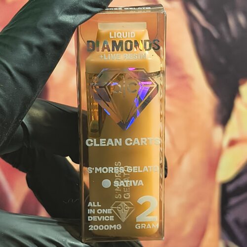 CLEAN CARTS S`MORES GELATO (SATIVA) 2gr