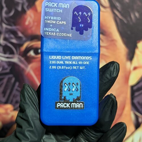PACK MAN SWITCH SNOW CAPS & TEXAS CODEINE (HYBRID & INDICA) 2gr