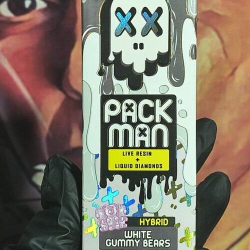 PACK MAN WHITE GUMMY BEARS (HYBRID) 2gr