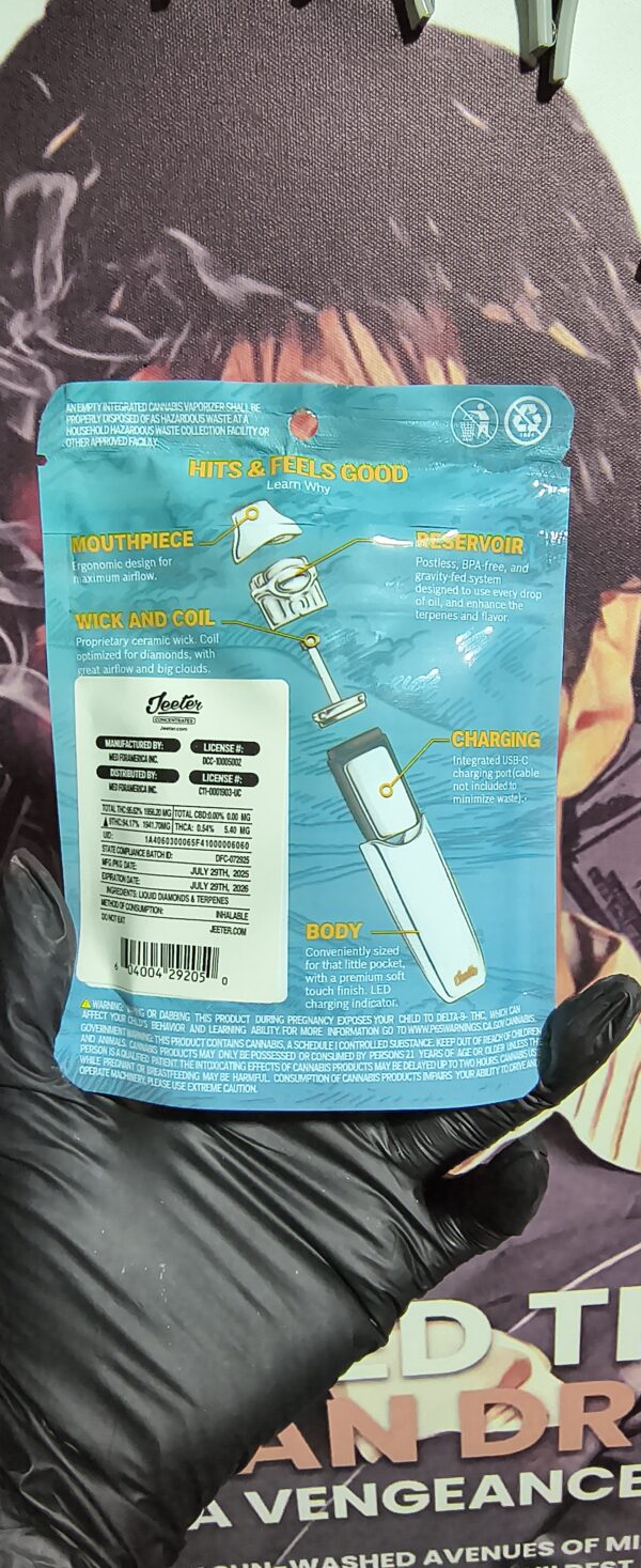 BLUE ZKZ 2 JEETER BLUE ZKZ (INDICA) 2gr