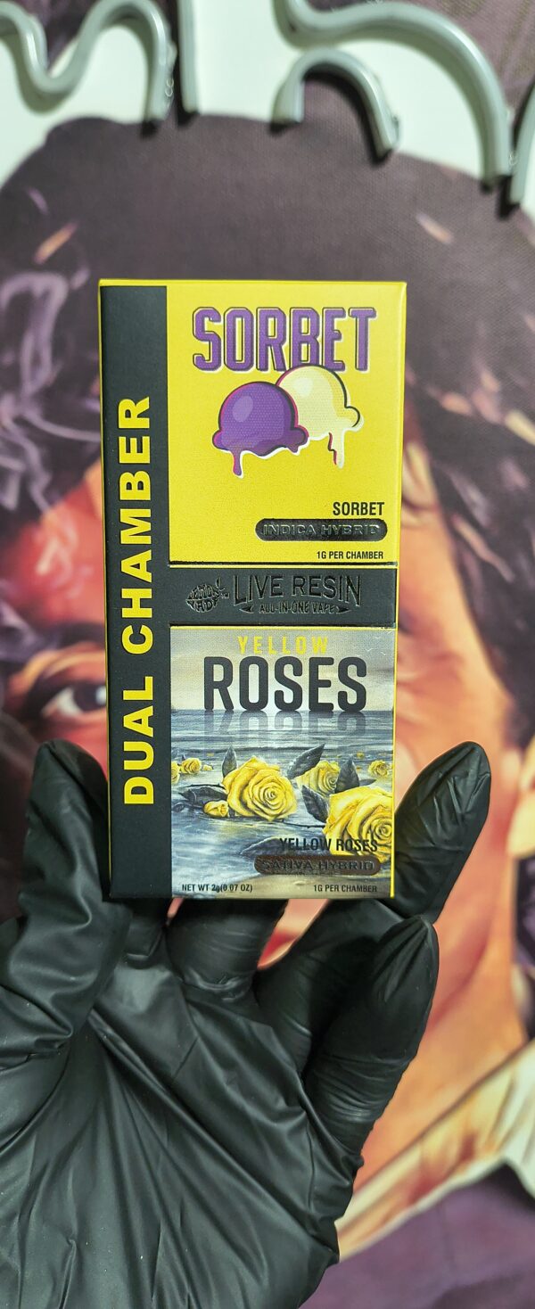 COOKIES DUAL CHAMBER V3 SORBET & YELLOW ROSES (INDICA & SATIVA) 2gr