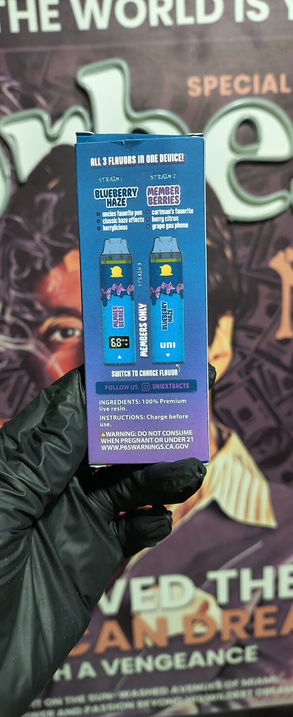 UNI BLUEBERRY HAZE & MEMBER BERRIES (HYBRID & INDICA) 2gr