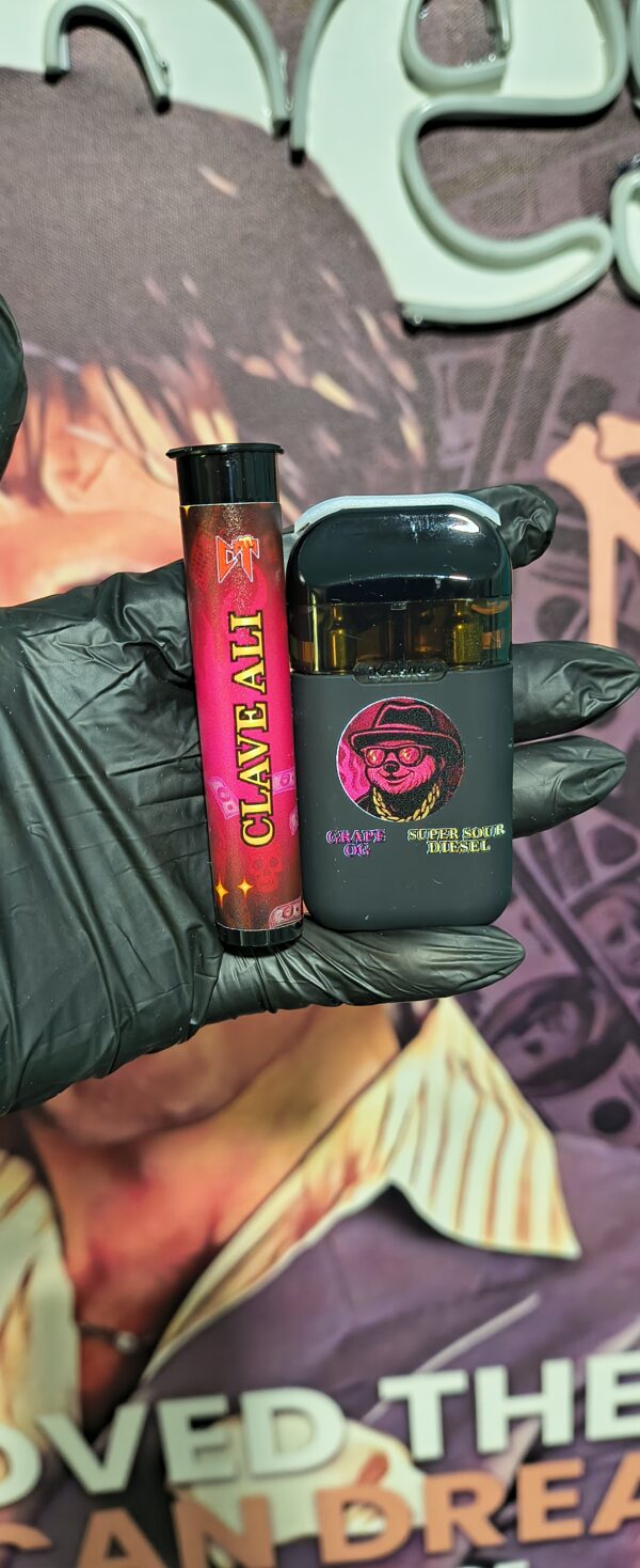 CT GRAPE OG & SUPER SOUR DIESEL (INDICA & SATIVA) 3gr