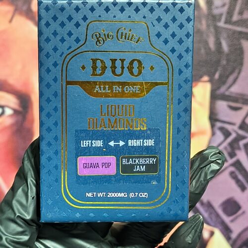 BIG CHIEF DUO GUAVA POP & BLACKBERRRY JAM (INDICA & SATIVA) 2gr