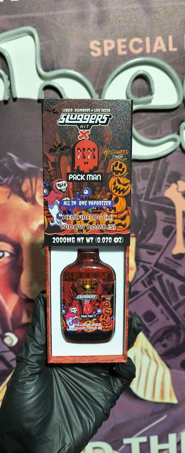 SLUGGERS X HALLOWEEN HELLFIRE OG & WIDOW BOMB (HYBRID & SATIVA) 2gr