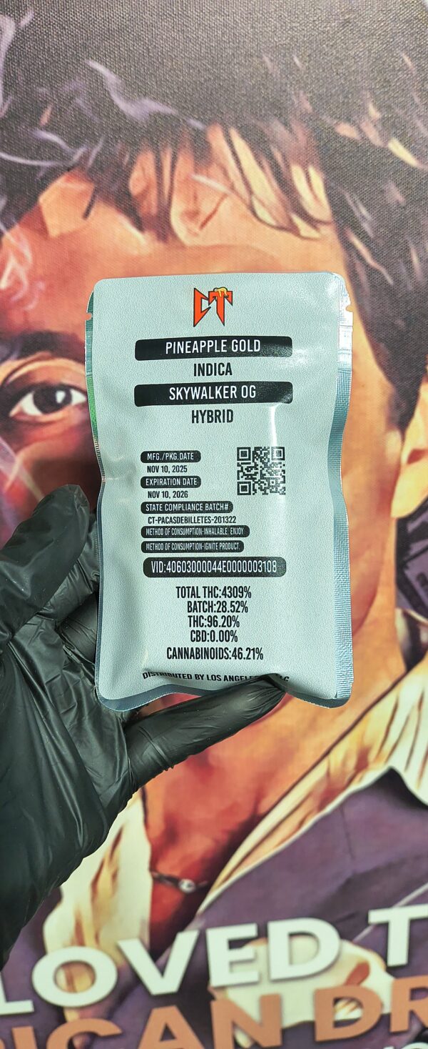 CT PINEAPPLE GOLD & SKYWALKER OG (INDICA & HYBRID) 3gr