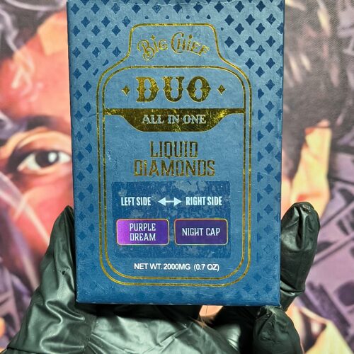 BIG CHIEF DUO PURPLE DREAM & NIGHT CAP (INDICA & SATIVA) 2gr