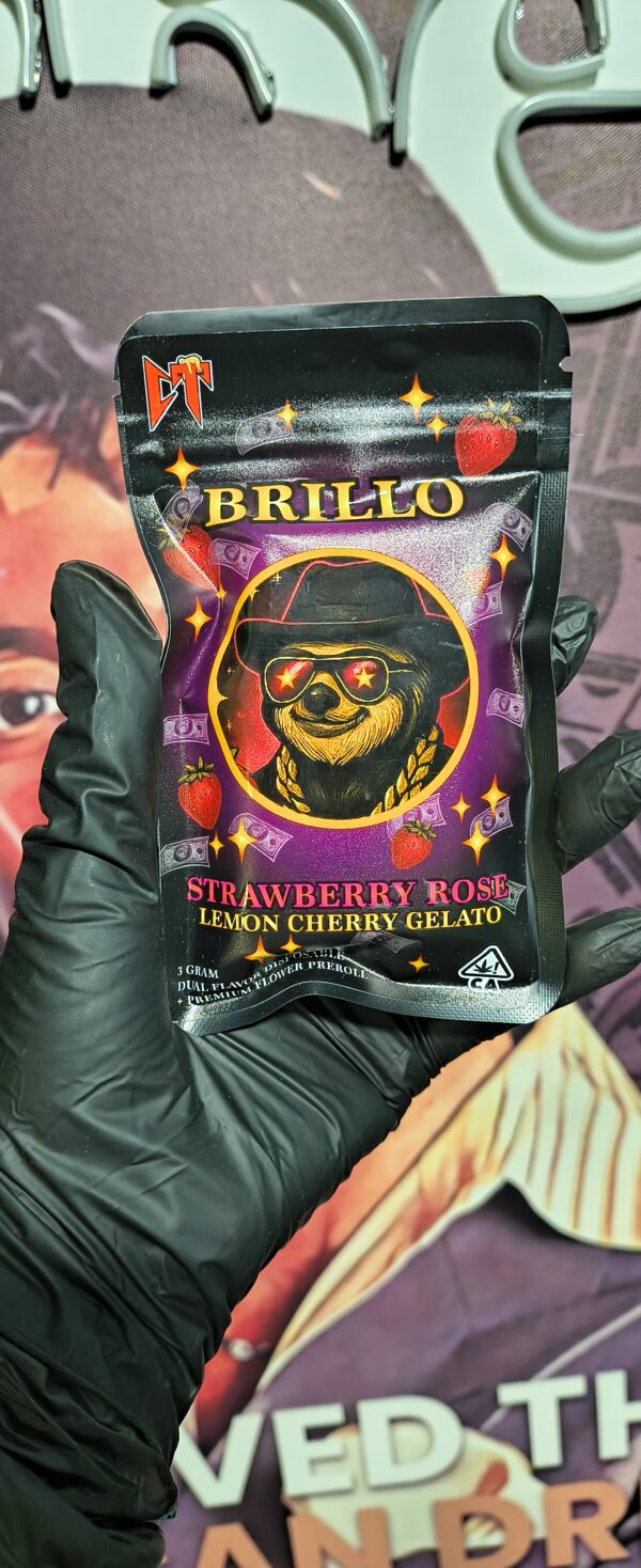 STRAWBERRY ROSE & LEMON CHERRY GELATO 1 CT STRAWBERRY ROSE & LEMON CHERRY GELATO (SATIVA & HYBRID) 3gr