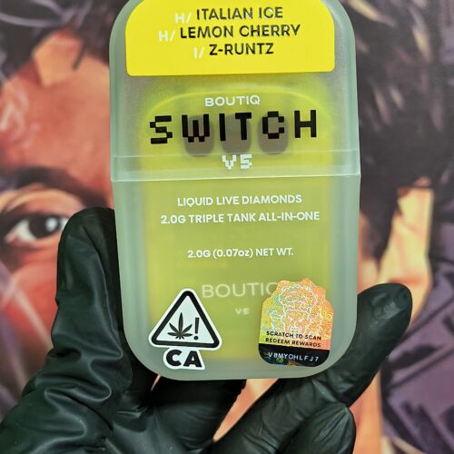 ITALIAN ICE 1 BOUTIQ SWITCH V2 ITALIAN ICE,LEMON CHERRY & Z-RUNTZ (HYBRID,HYBRID & INDICA) 2gr