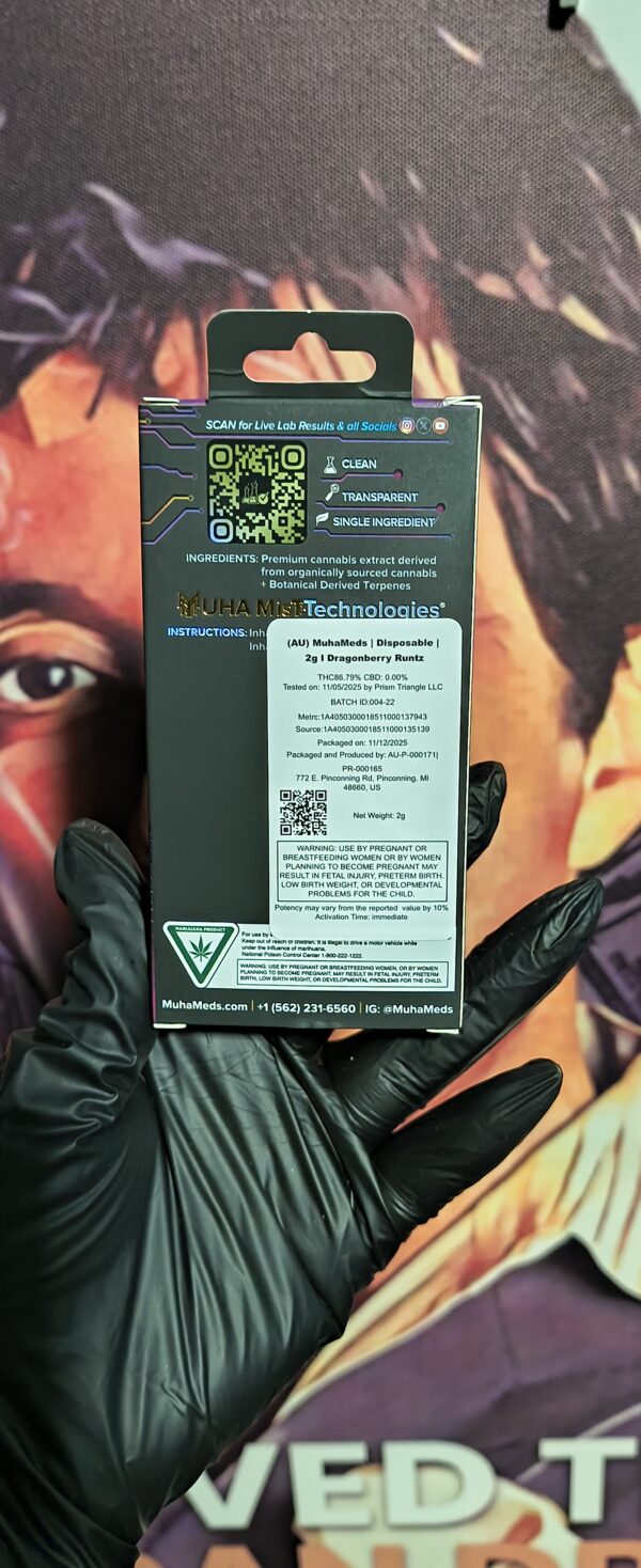 MUHA MEDS V4 ORAGON BERRY RUNTZ (INDICA) 2gr