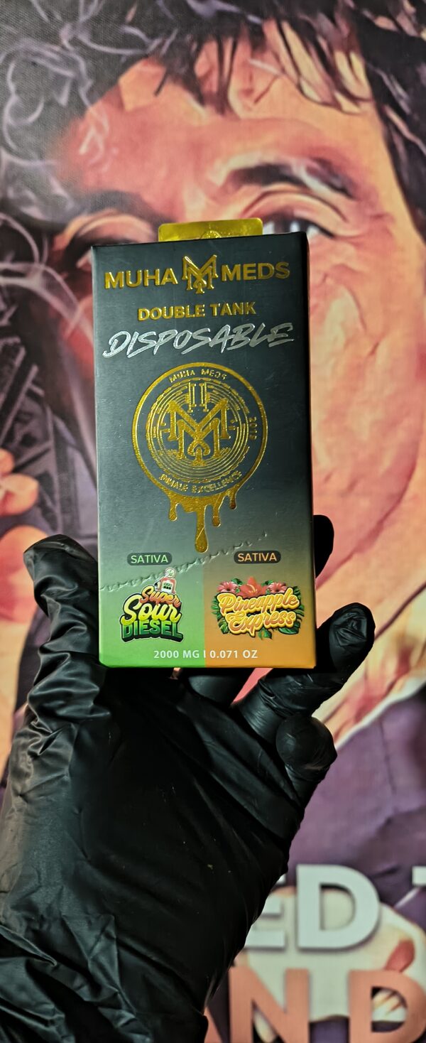 MUHA MEDS DUAL V2 SUPER SOUR DIESEL & PINEAPPLE EXPRESS (SATIVA & SATIVA) 2gr