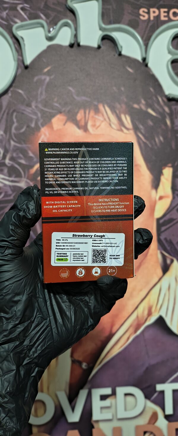 KHALIFA KUSH STRAWBERRY COUGH (INDICA) 2gr