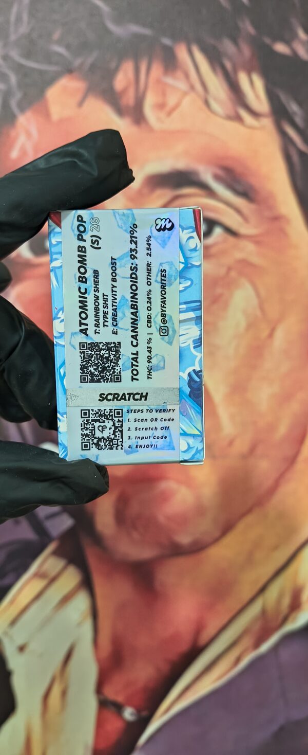 BYFAVORITES ATOMIC BOMB POP (SATIVA) 2gr