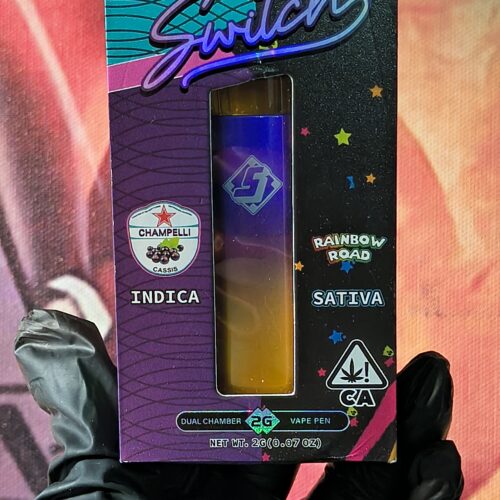 CHAMPELLI CASSIS 1 SLUGGERS DUAL CHAMPELLI CASSIS & RAINBOW ROAD (INDICA & SATIVA) 2gr