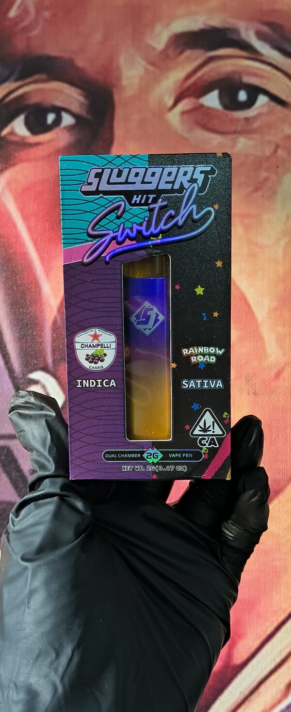 SLUGGERS DUAL CHAMPELLI CASSIS & RAINBOW ROAD (INDICA & SATIVA) 2gr