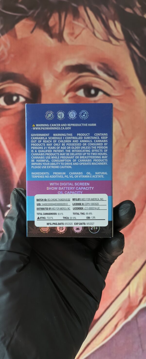 JEETER JUICE V4 CHRONIC THUNDER (INDICA) 2gr