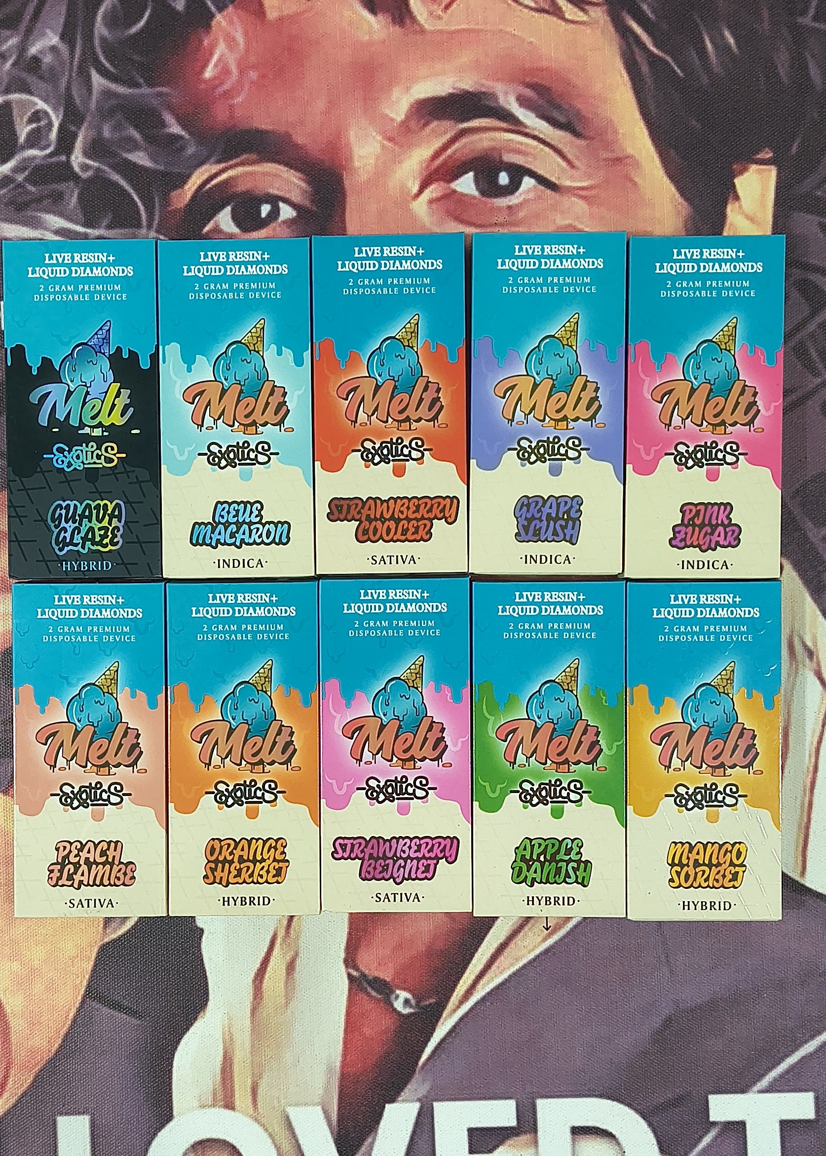 LOGO MELT MELT EXOTICS APPLE DANJSH (HYBRID) 2gr