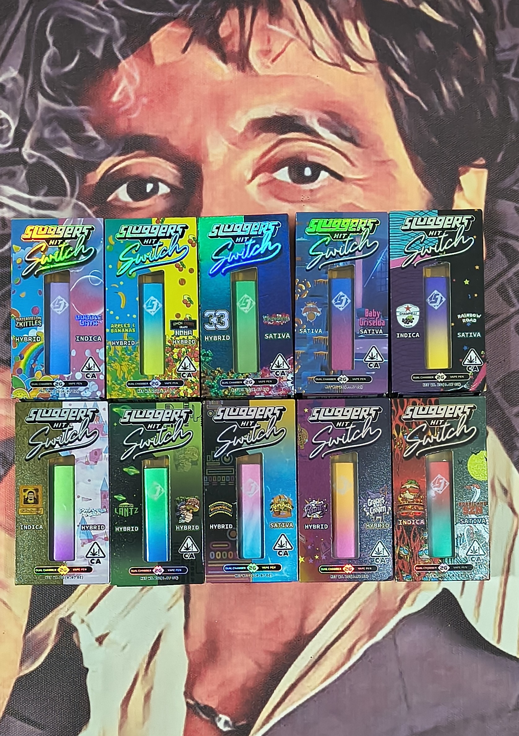 LOGO SLUGGERS DUAL SLUGGERS DUAL 33 & EUPHORIA (HYBRID & SATIVA) 2gr