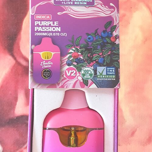 PURPLE PASSION 3 JEETER JUICE V4 PURPLE PASSION (INDICA) 2gr