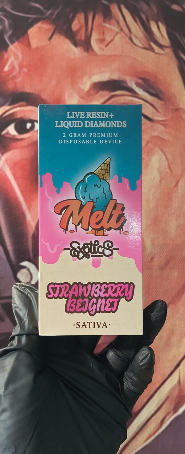 STRAMBERRY BEJGNET 1 MELT EXOTICS STRAWBERRY BEJGNET (SATIVA) 2gr