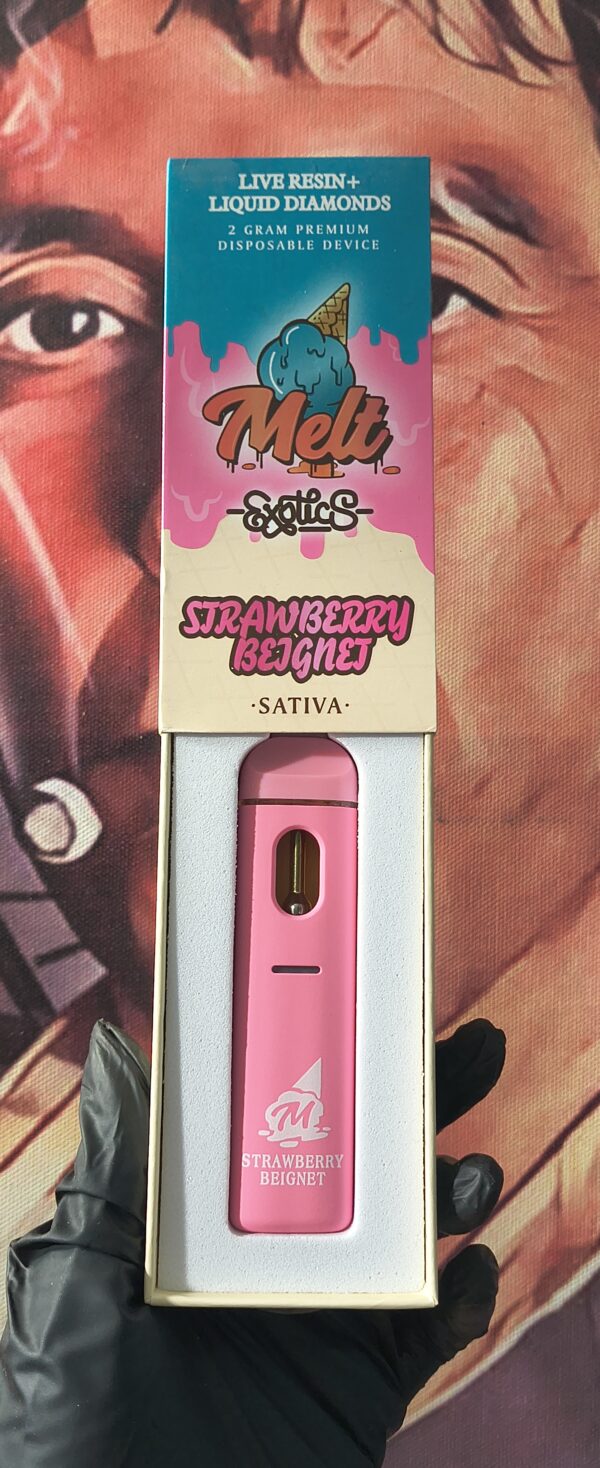 STRAMBERRY BEJGNET 3 MELT EXOTICS STRAWBERRY BEJGNET (SATIVA) 2gr