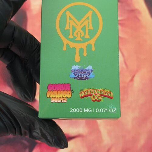 MUHA MEDS TRIPLE BLUEBERRY HAZO & GUAVA MANGO RUNTZ & WATERMELON OG (INDICA & SATIVA & HYBRID) 2gr