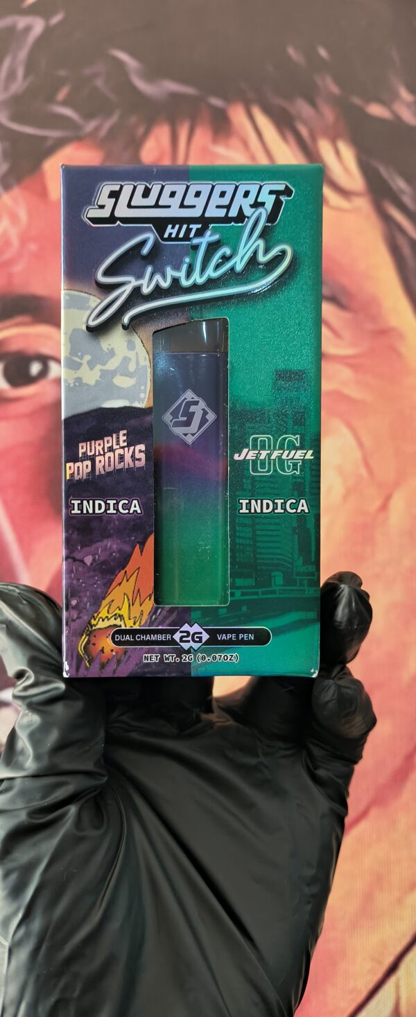 SLUGGERS DUAL PURPLE POP ROCKS & JET FUEL OG (INDICA & INDICA) 2gr