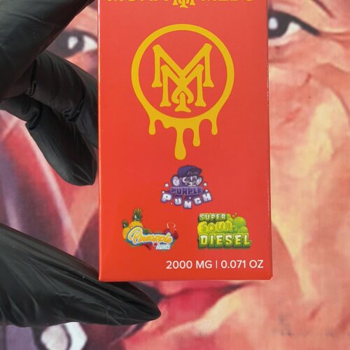 MUHA MEDS TRIPLE PURPLE PUNCH & PINEAPPLE RUNTS & SUPER SOUR DIESEL (INDICA & SATIVA & HYBRID) 2gr