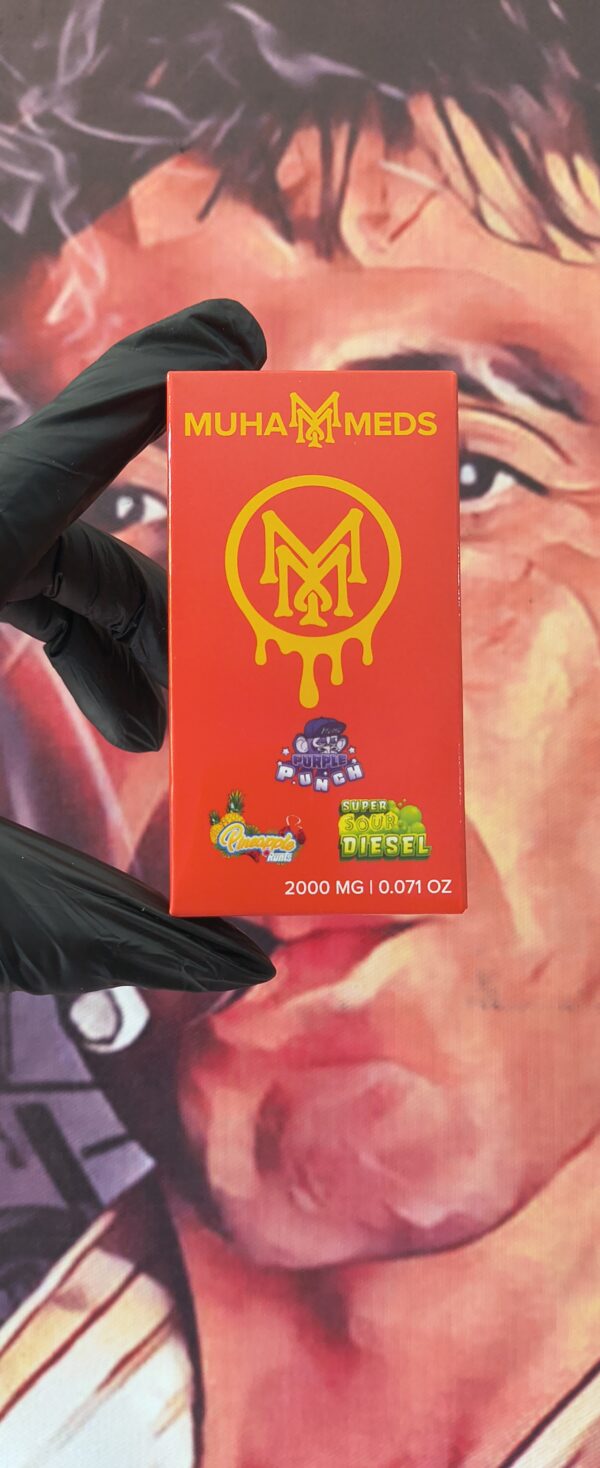 PURPLE PUNCH 1 MUHA MEDS TRIPLE PURPLE PUNCH & PINEAPPLE RUNTS & SUPER SOUR DIESEL (INDICA & SATIVA & HYBRID) 2gr