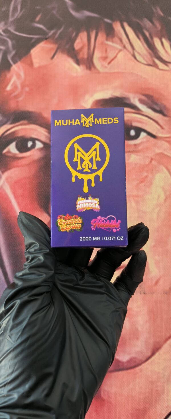 MUHA MEDS TRIPLE STRAWBERRY MIMOSA & PINEAPLE EXPRESS & HABIBI (INDICA & SATIVA & HYBRID) 2gr