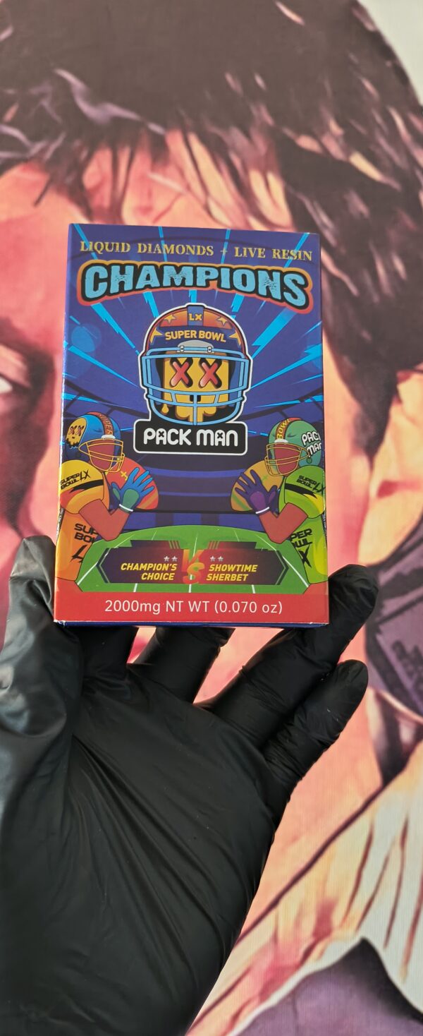 PACK MAN NFL CHAMPION`S CHOICE & SHOWTIME SHERBET (SATIVA & SATIVA) 2gr