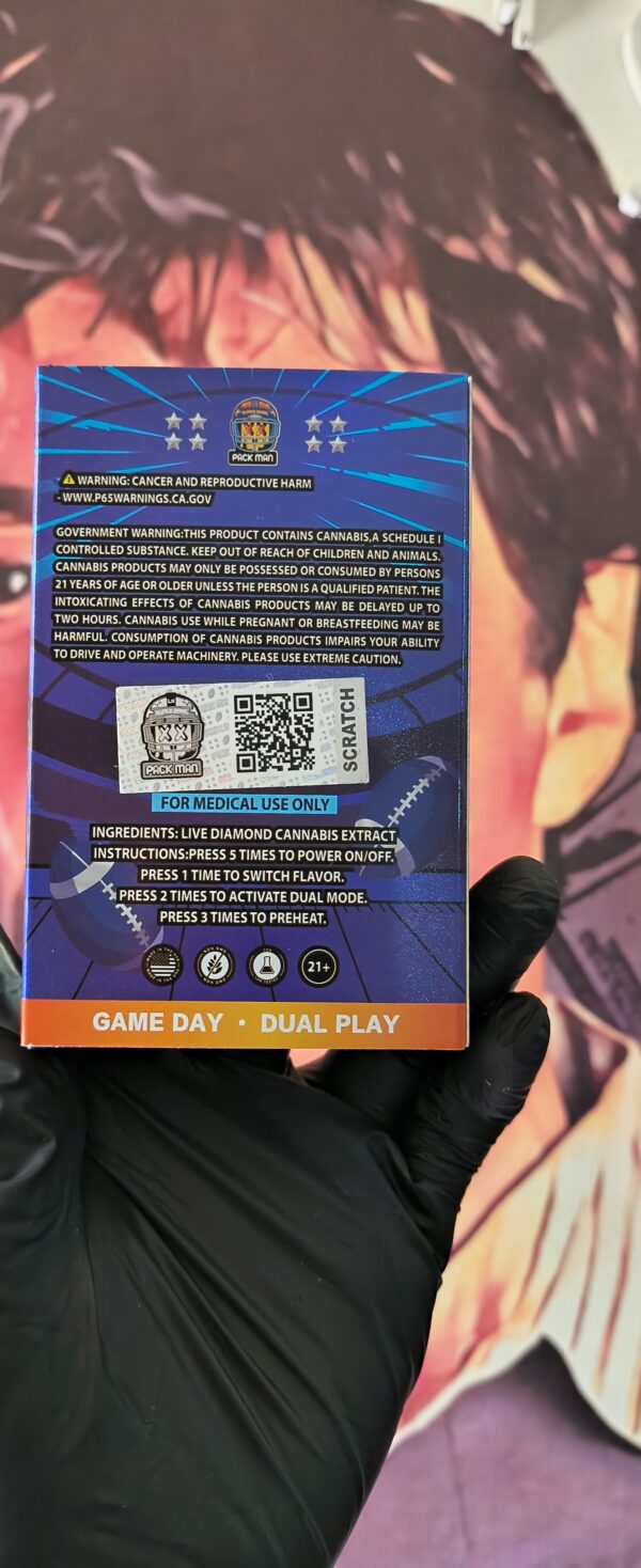 PACK MAN NFL CHAMPION`S CHOICE & SHOWTIME SHERBET (SATIVA & SATIVA) 2gr