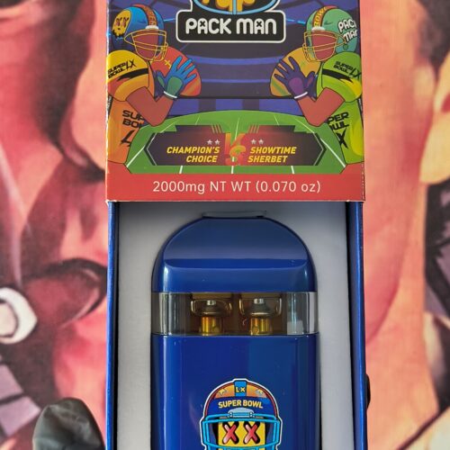 PACK MAN NFL CHAMPION`S CHOICE & SHOWTIME SHERBET (SATIVA & SATIVA) 2gr