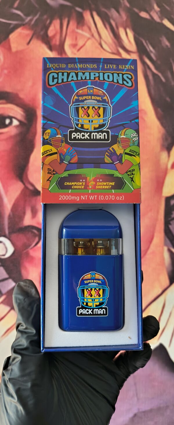 PACK MAN NFL CHAMPION`S CHOICE & SHOWTIME SHERBET (SATIVA & SATIVA) 2gr
