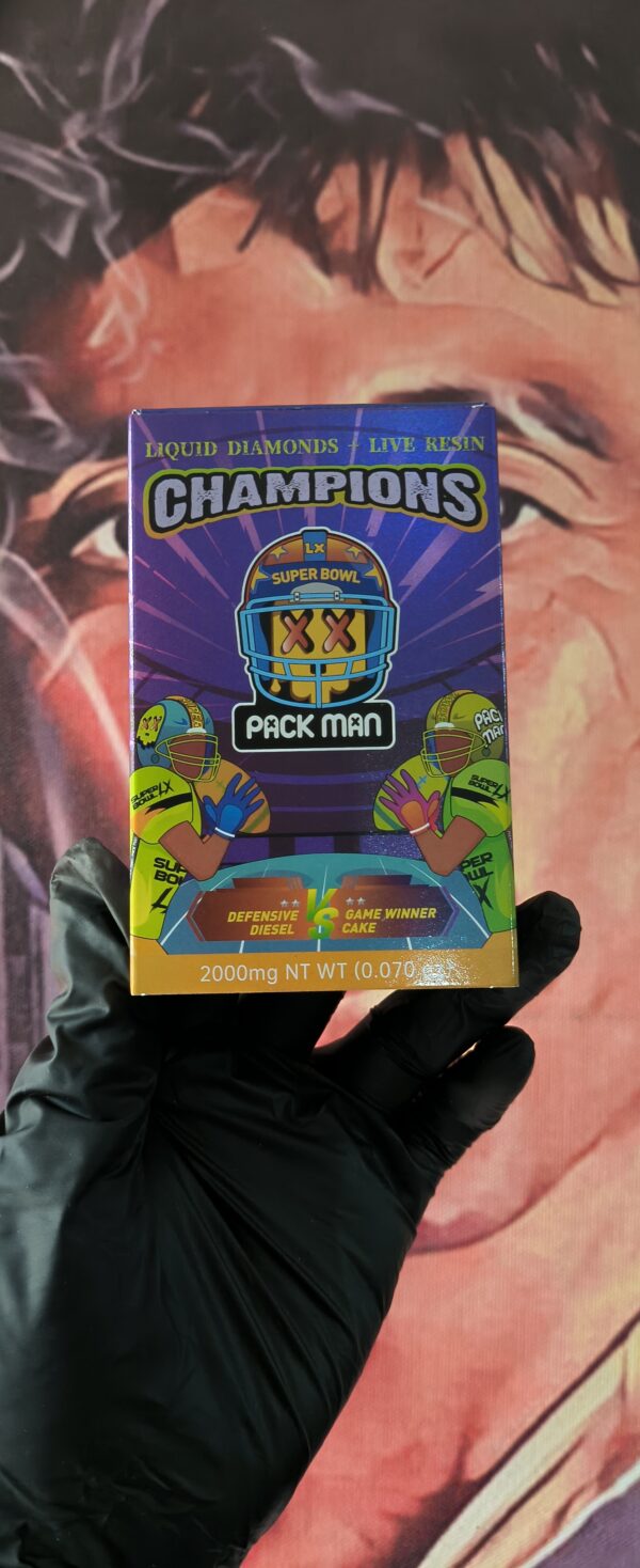 PACK MAN NFL DEFENSIVE DIESEL & GAME WINNER CAKE (HYBRID & INDICA) 2gr
