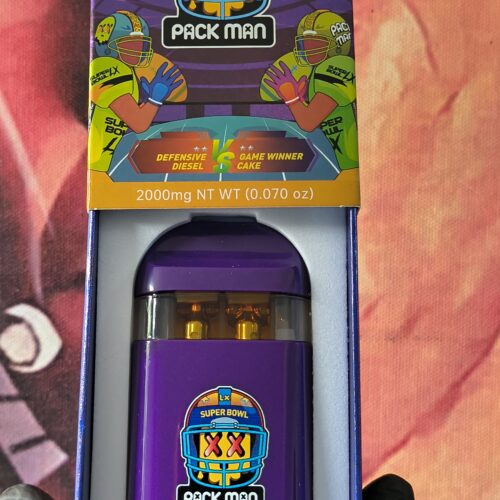 PACK MAN NFL DEFENSIVE DIESEL & GAME WINNER CAKE (HYBRID & INDICA) 2gr