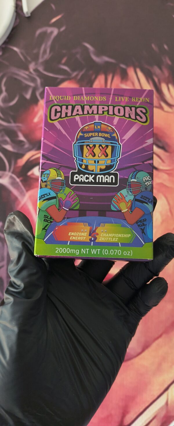 PACK MAN NFL ENDZONE ENERGY & CHAMPIONSHIP ZKITTLEZ (HYBRID & SATIVA) 2gr