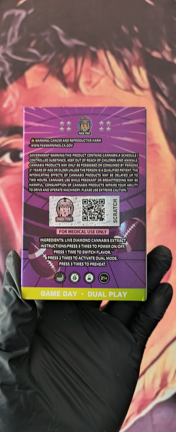 PACK MAN NFL ENDZONE ENERGY & CHAMPIONSHIP ZKITTLEZ (HYBRID & SATIVA) 2gr