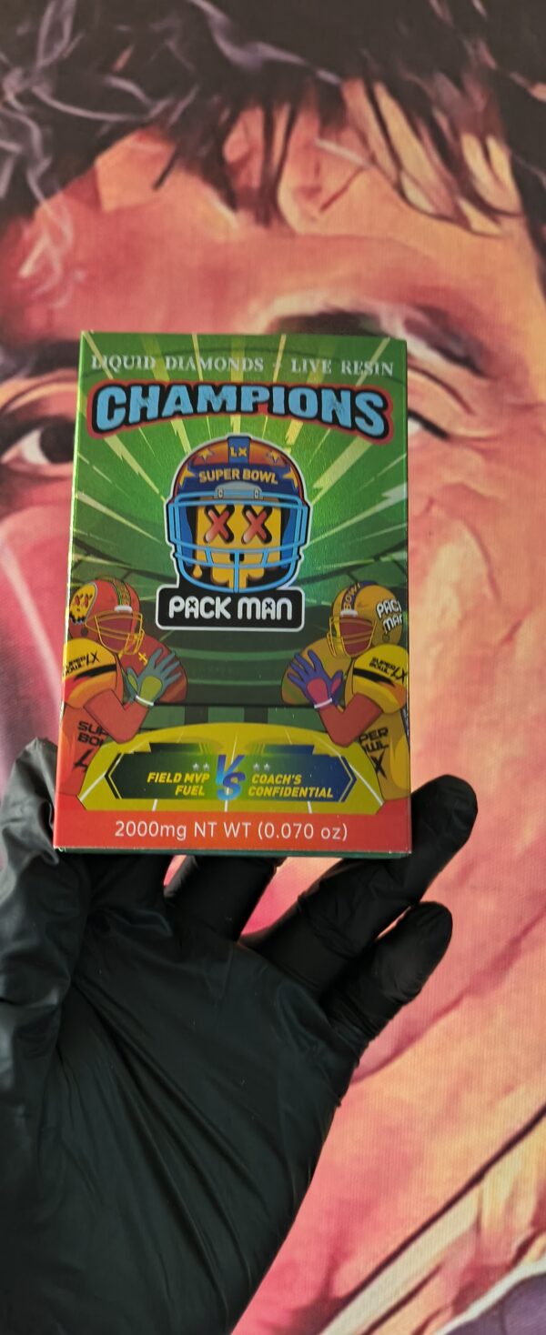 PACK MAN NFL FIELD MVP FUEL & COACH`S CONFIDENTIAL (INDICA & SATIVA) 2gr